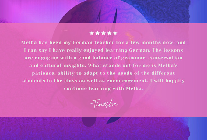 teach german for study, work, hobby and travel